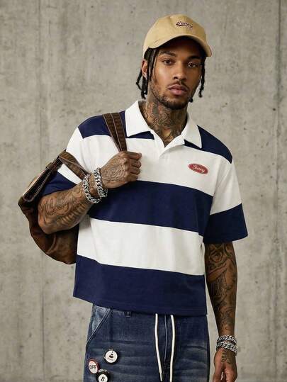 Colorblock Polo Shirt