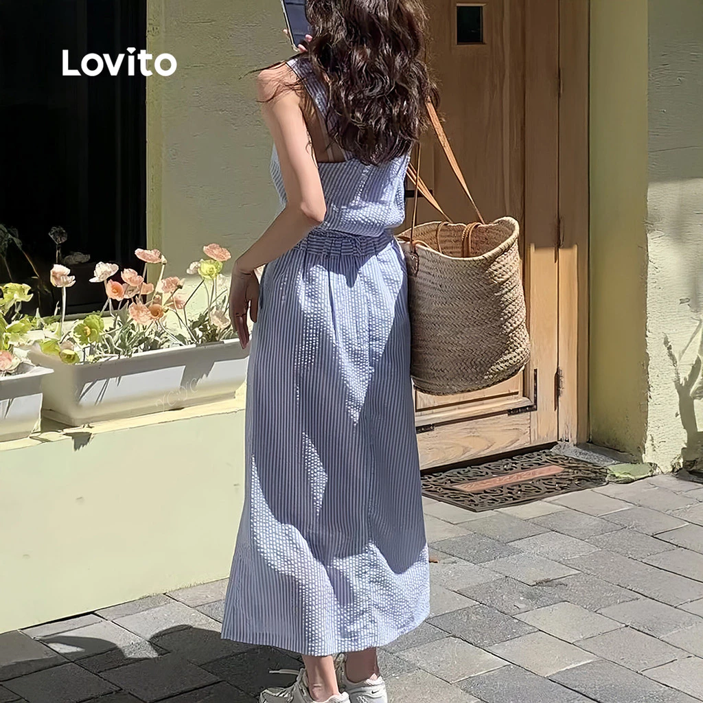 Lovito Belted Dress